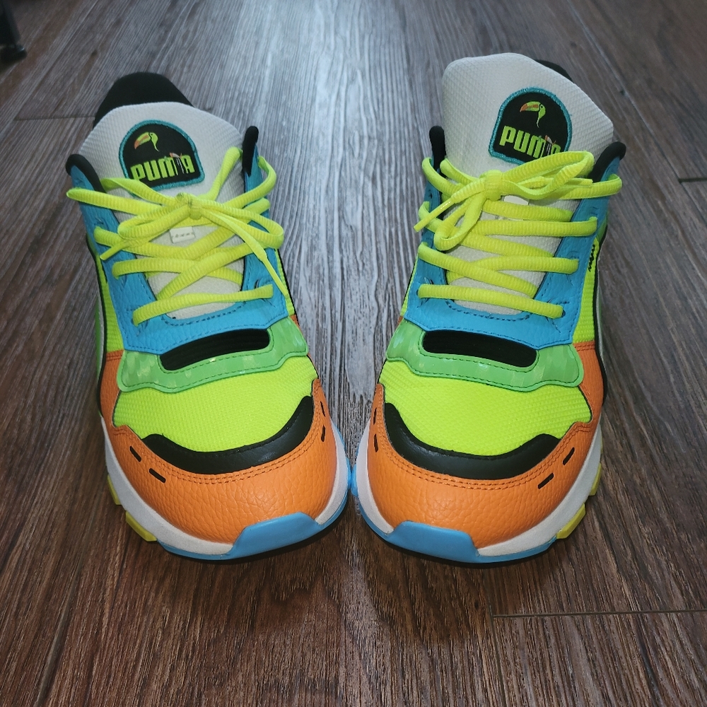 Mens RS 2.0 Tropic running shoes Toucan Orange/Blue/White/Green Size 11